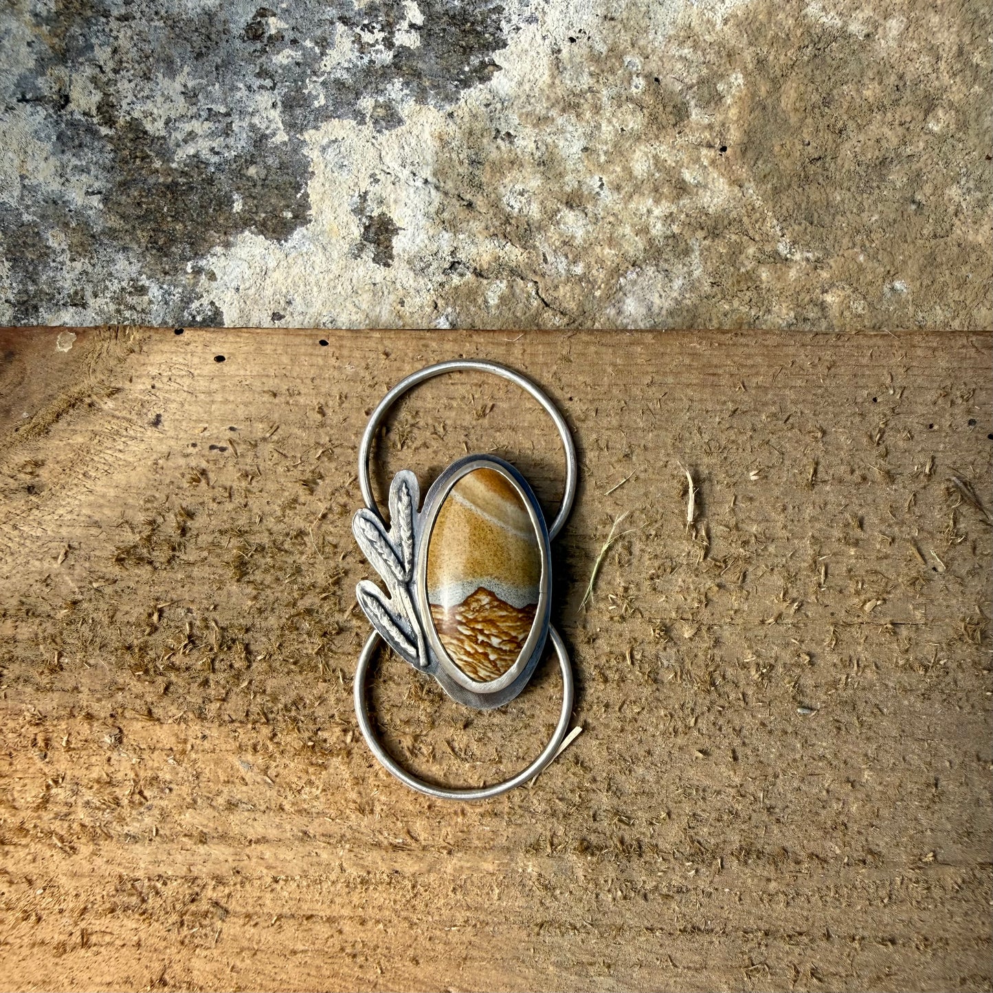 Wild Wheat Scarf Bolo