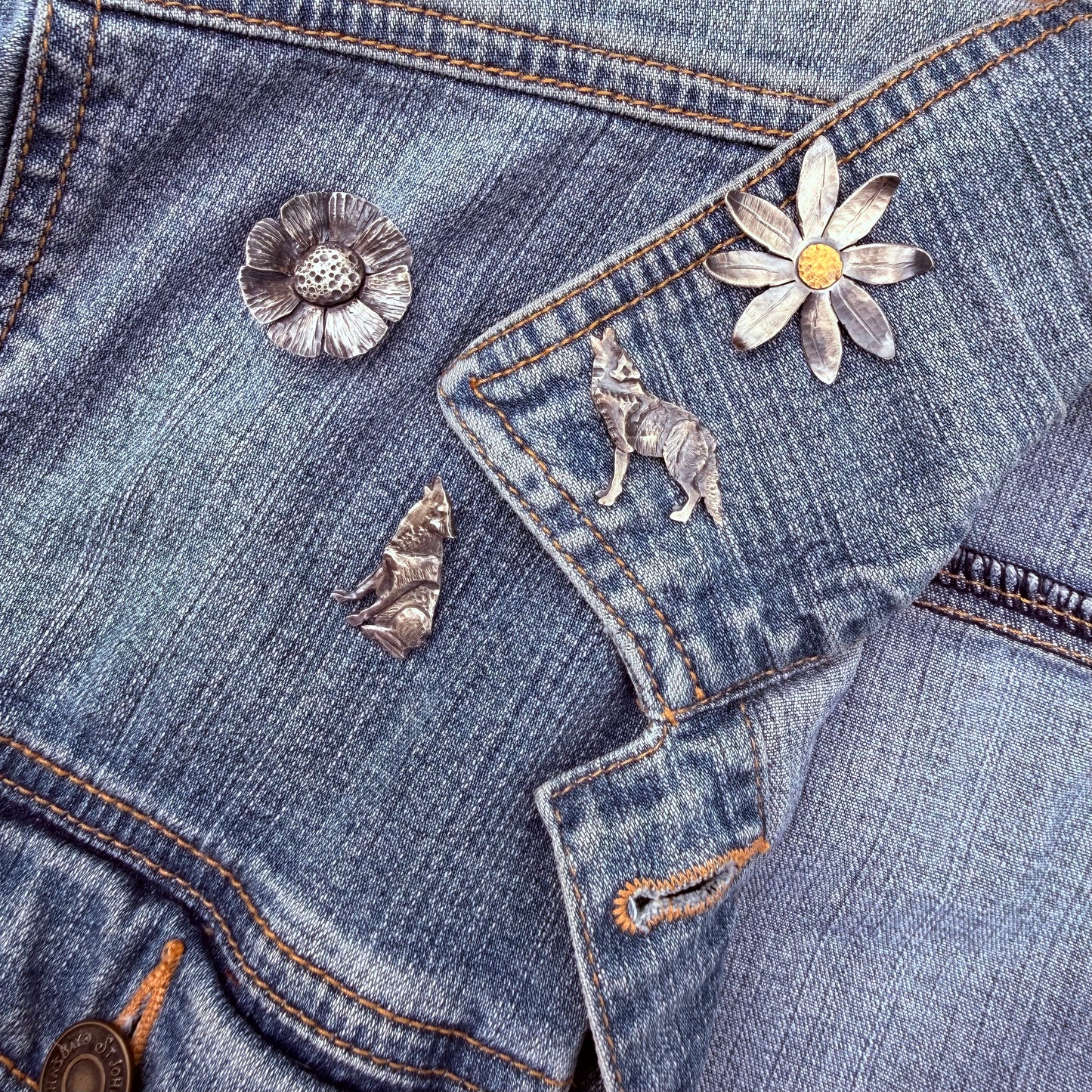 Flower Pins