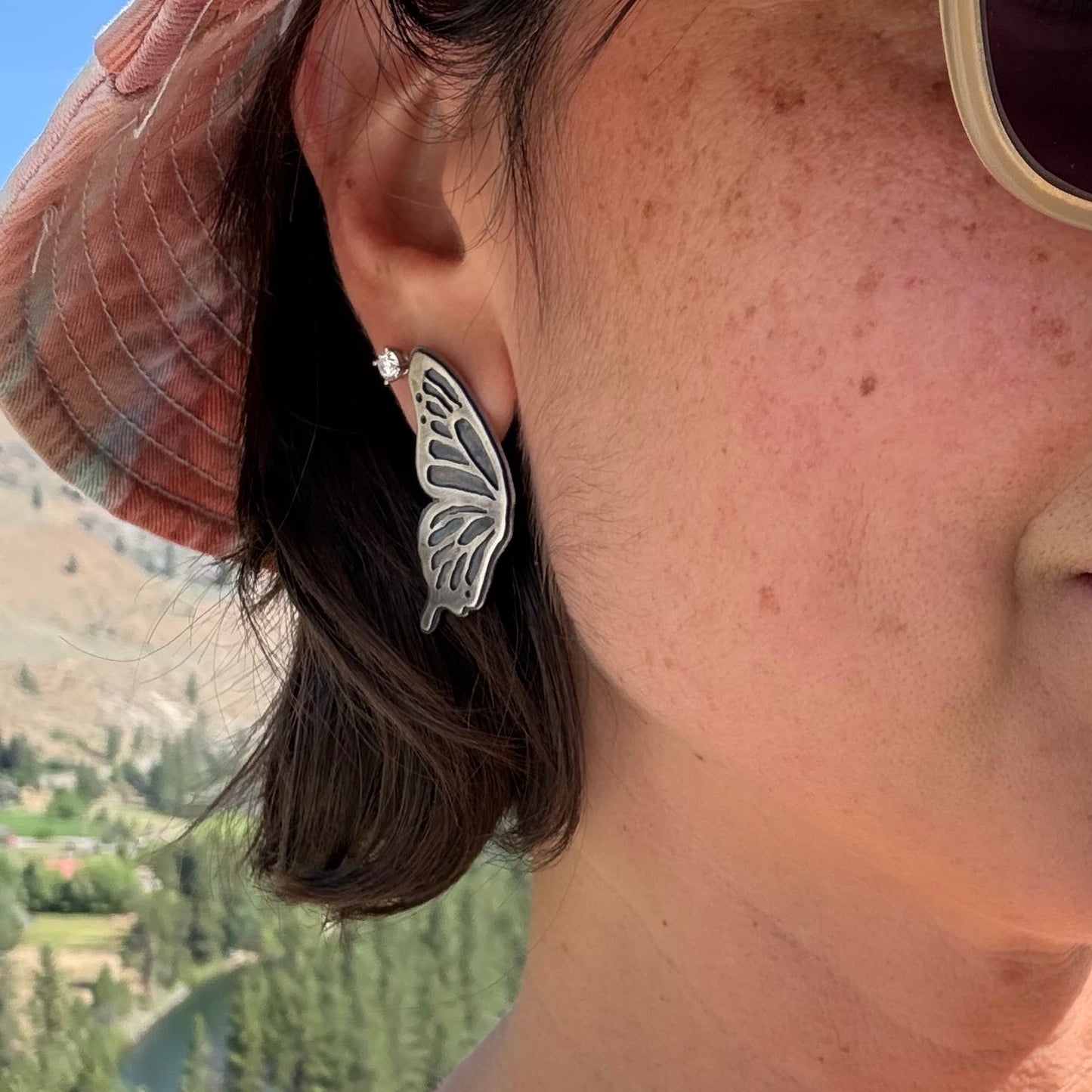 Swallowtail Wing earrings