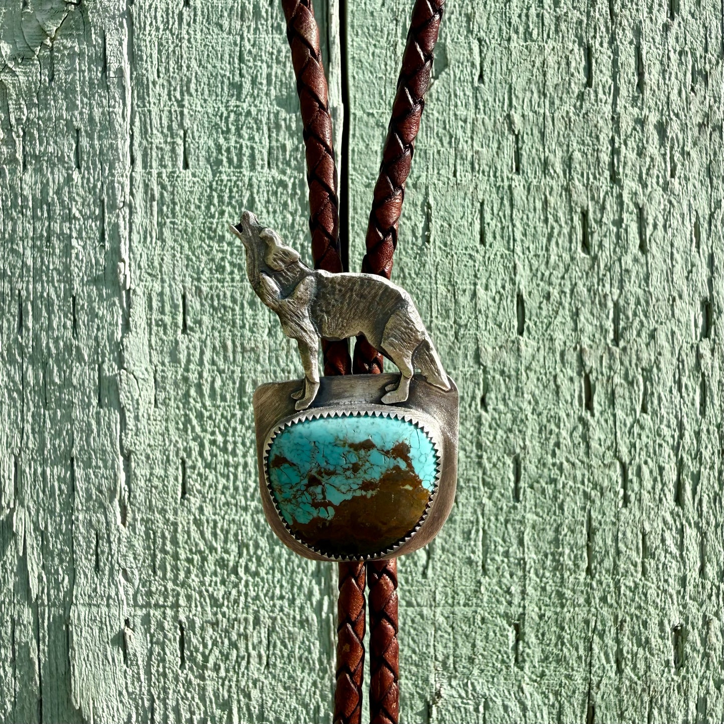 Yipping Coyote Bolo Tie