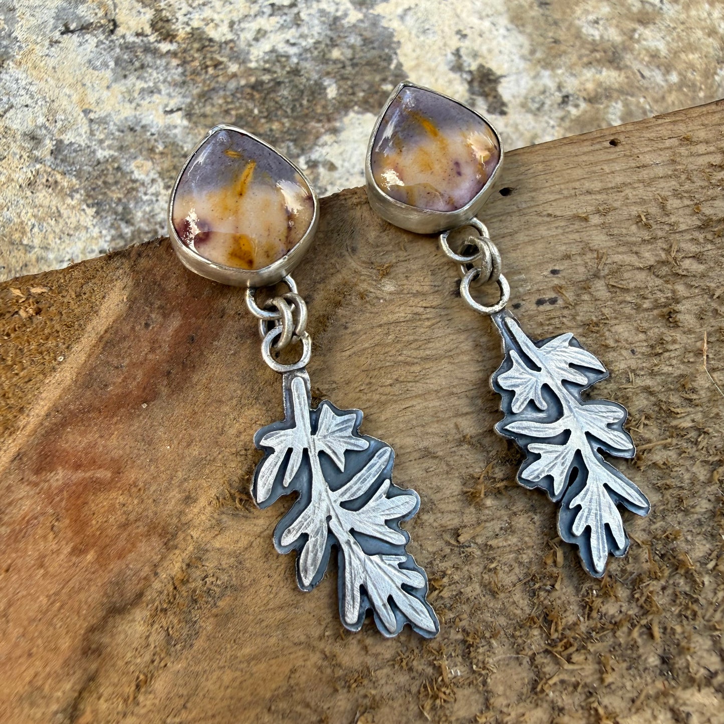 Sage and Stone danglers