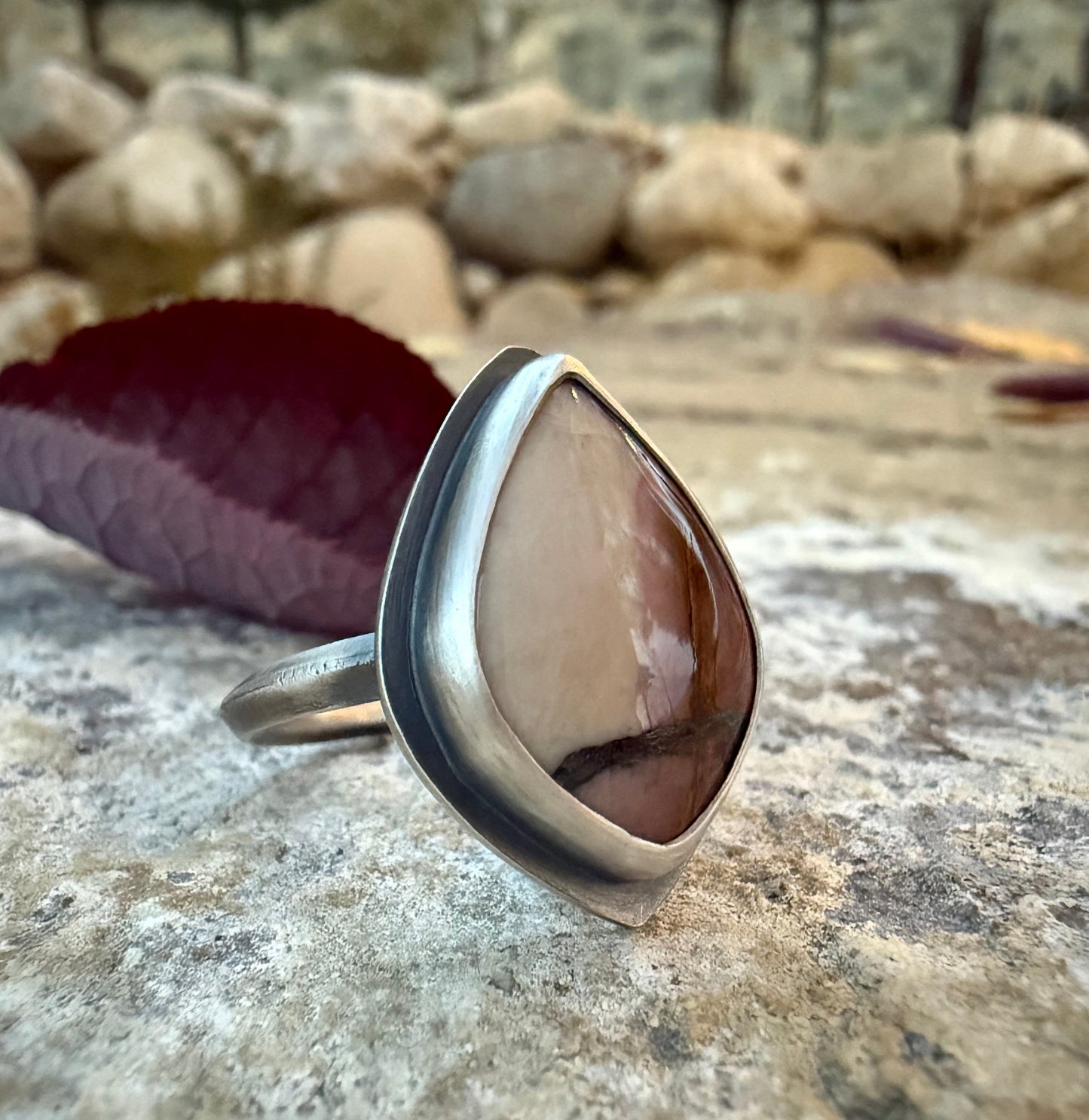 Mookaite ring size 9