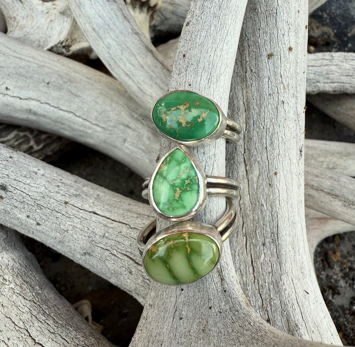 Emerald Valley Turquoise Rings