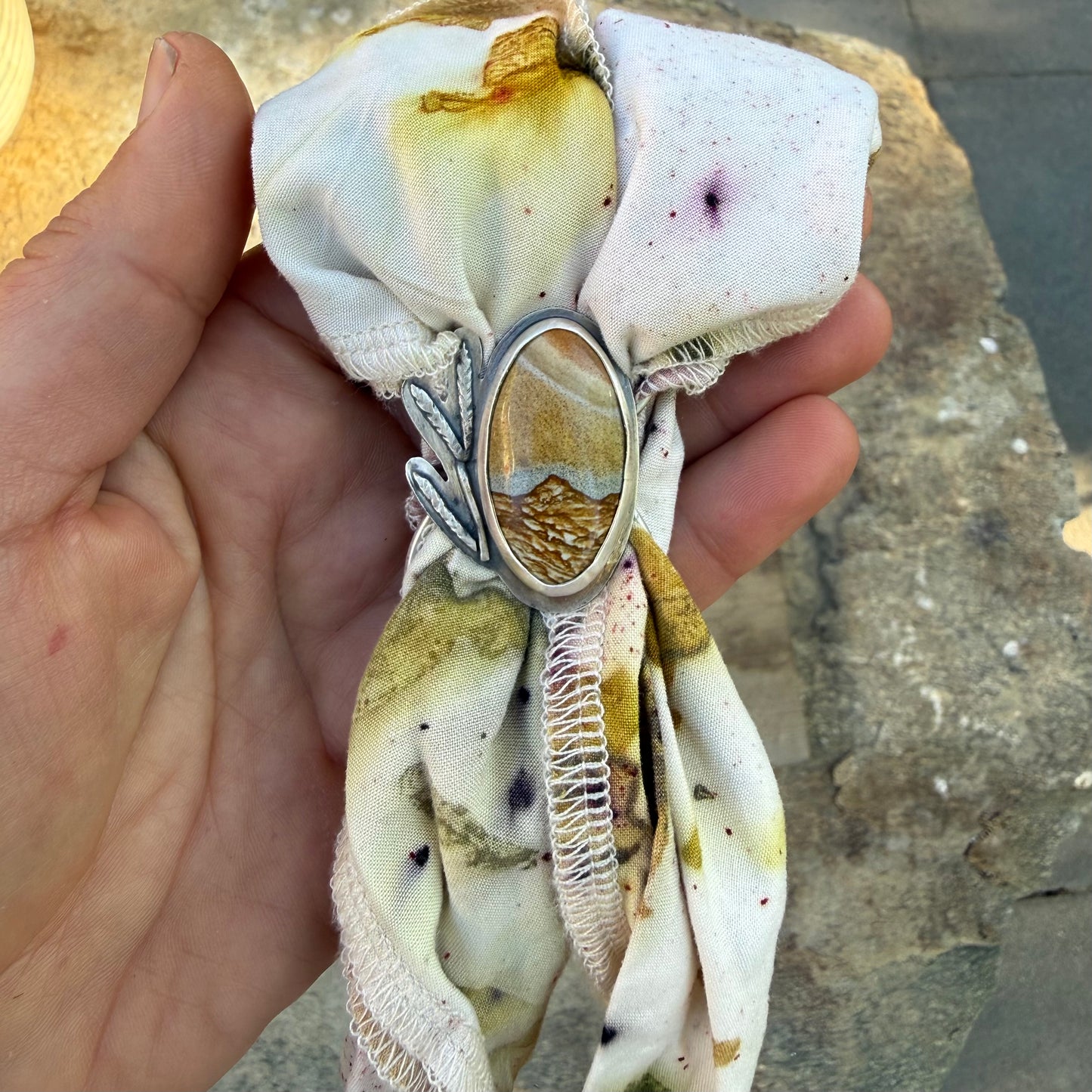 Wild Wheat Scarf Bolo