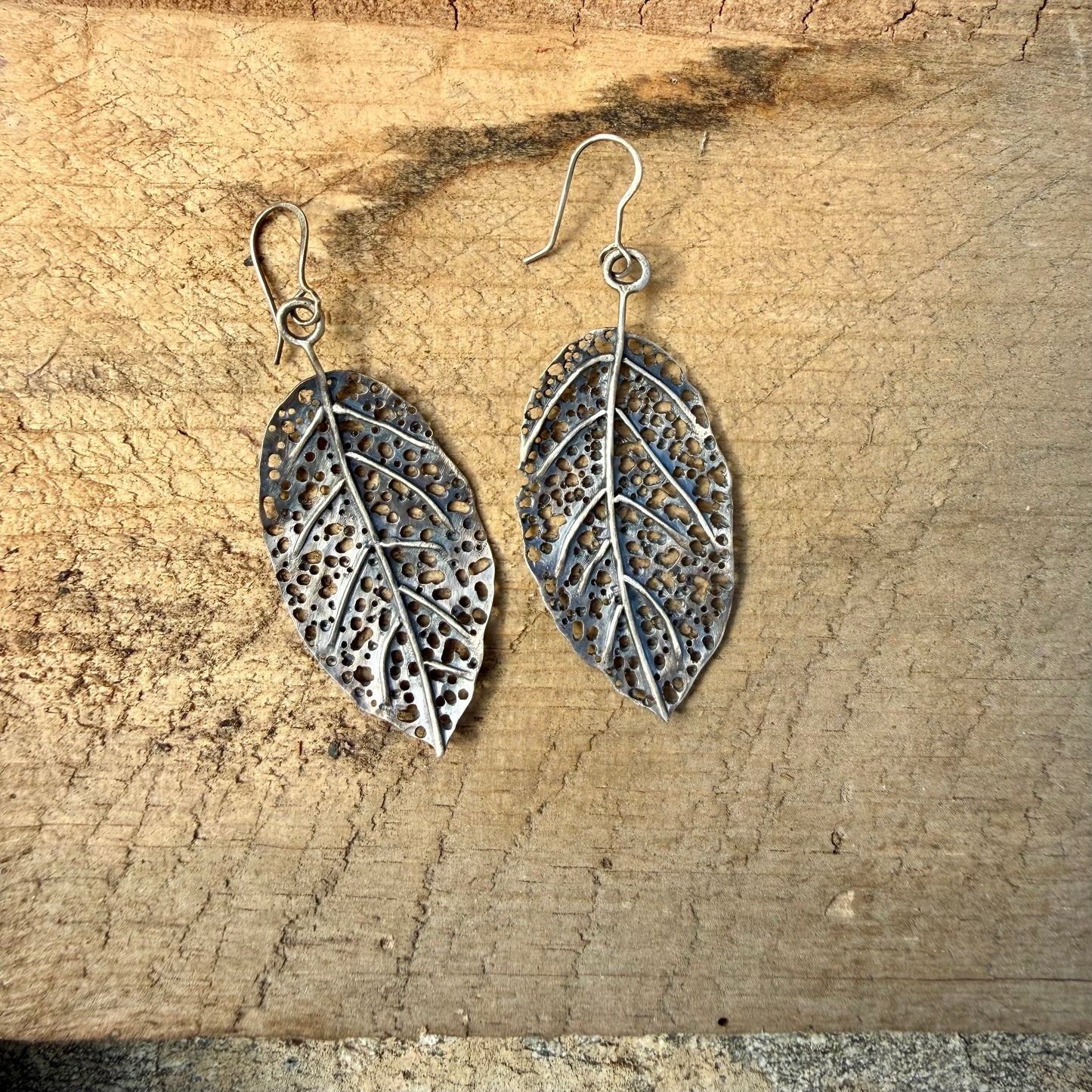 Leaf Skeleton Earrings