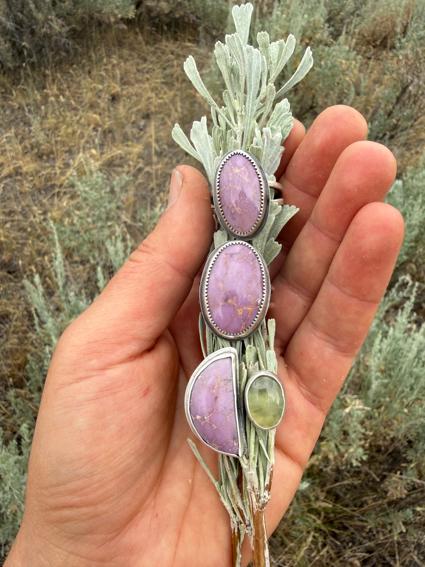 Lupine Dreams Statement Rings
