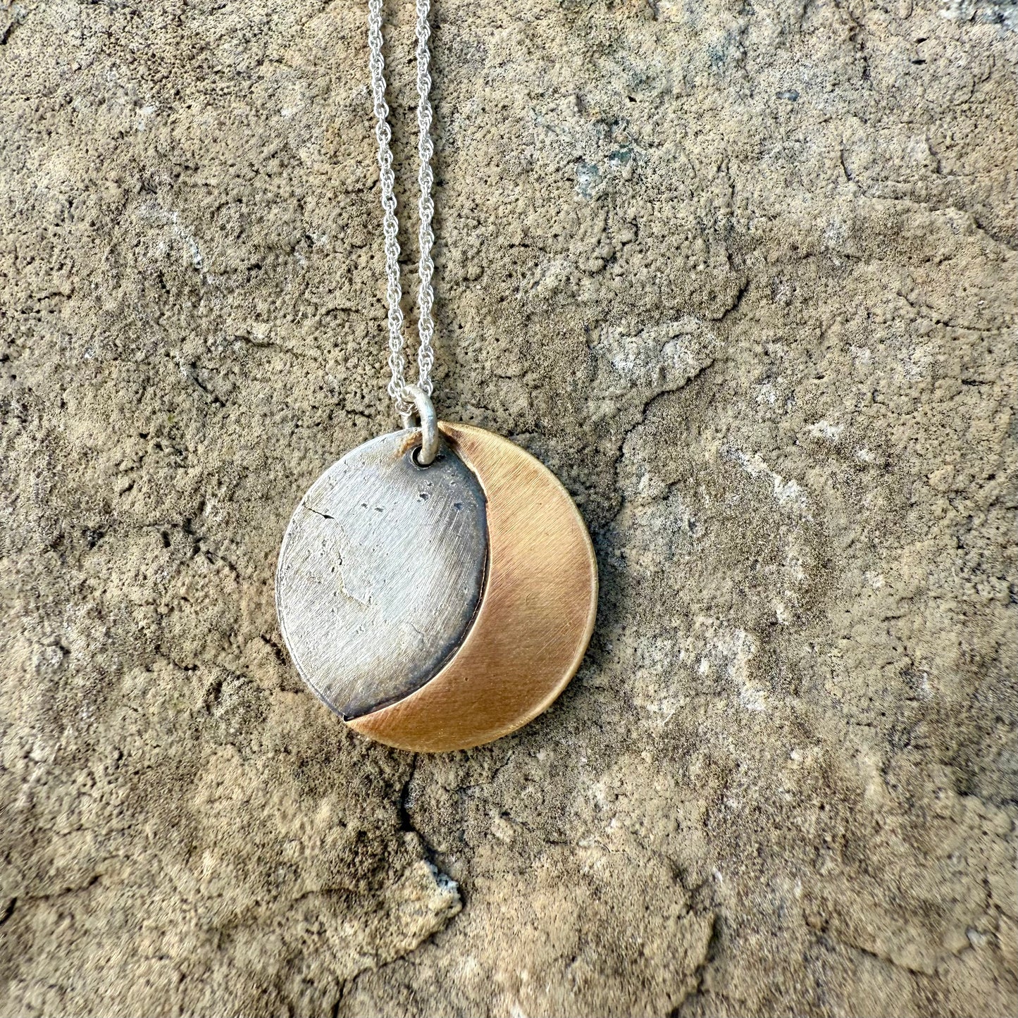 Crescent Moon Pendant Necklace
