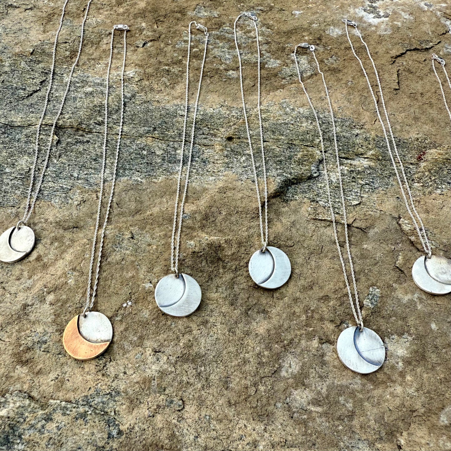 Crescent Moon Pendant Necklace