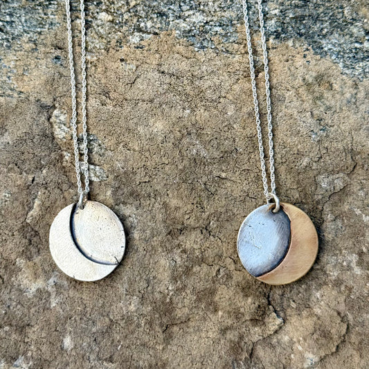 Crescent Moon Pendant Necklace
