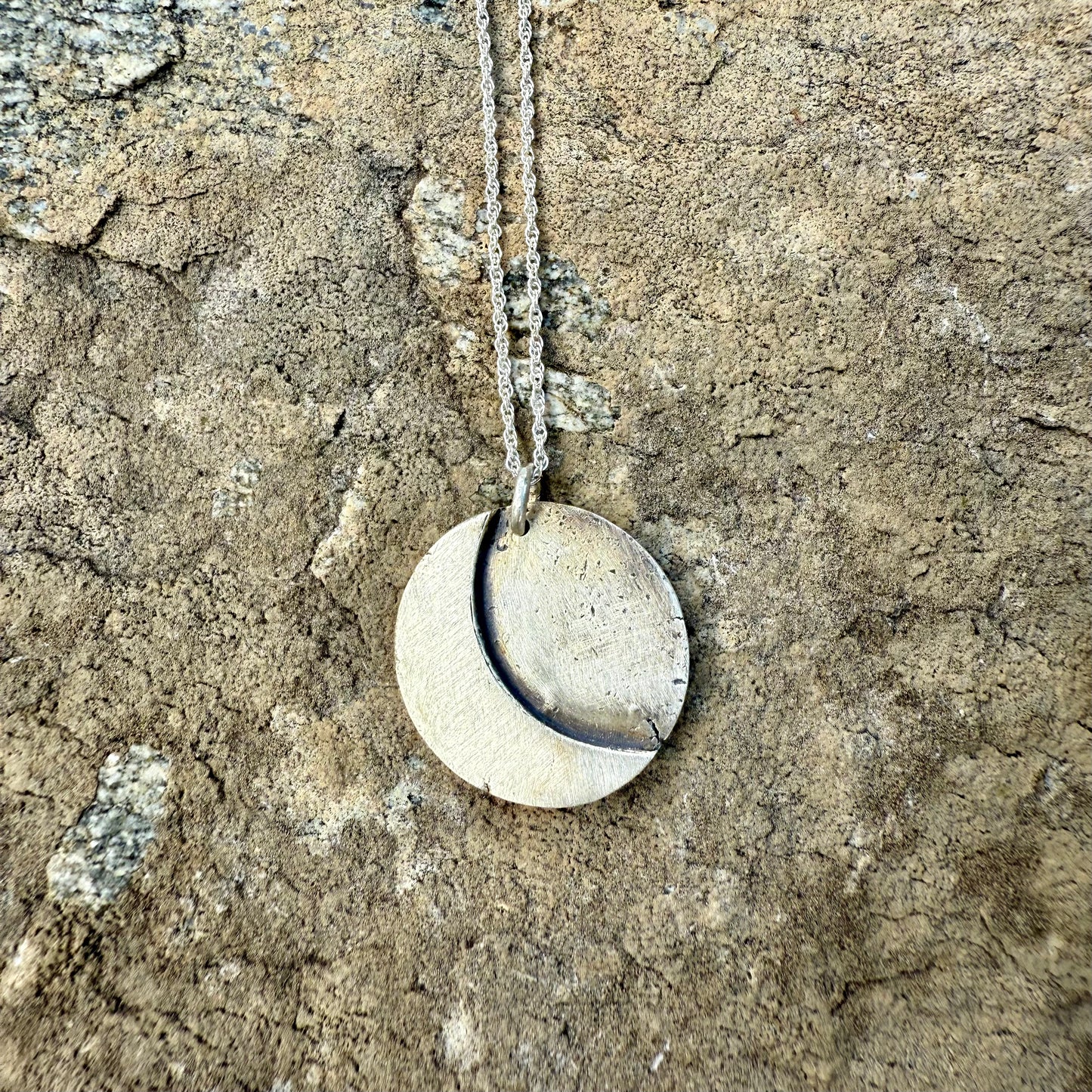 Crescent Moon Pendant Necklace